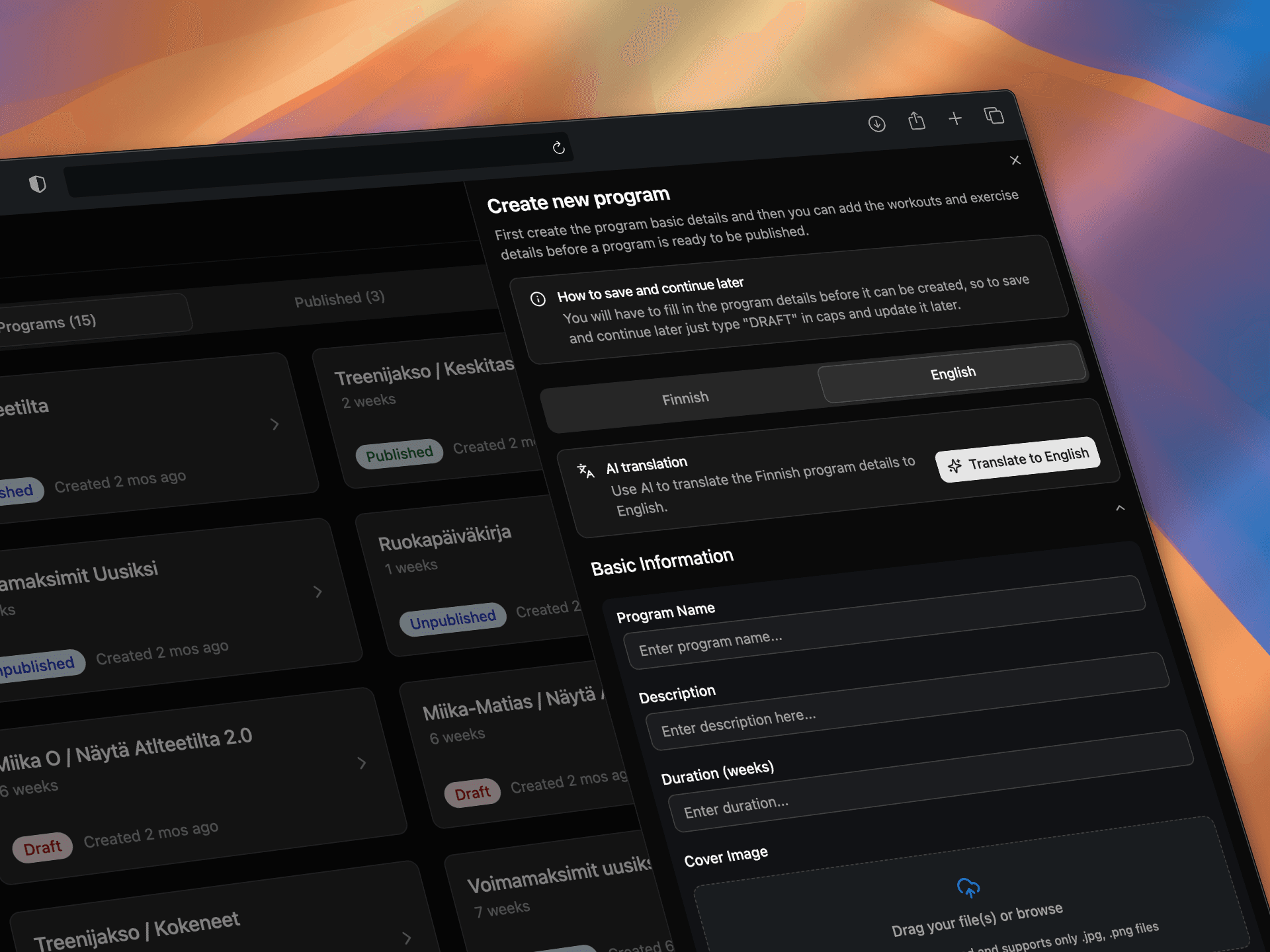 KORE Admin Portal Experience